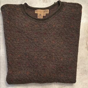 Tricots St Raphael rolled crew neck sweater.